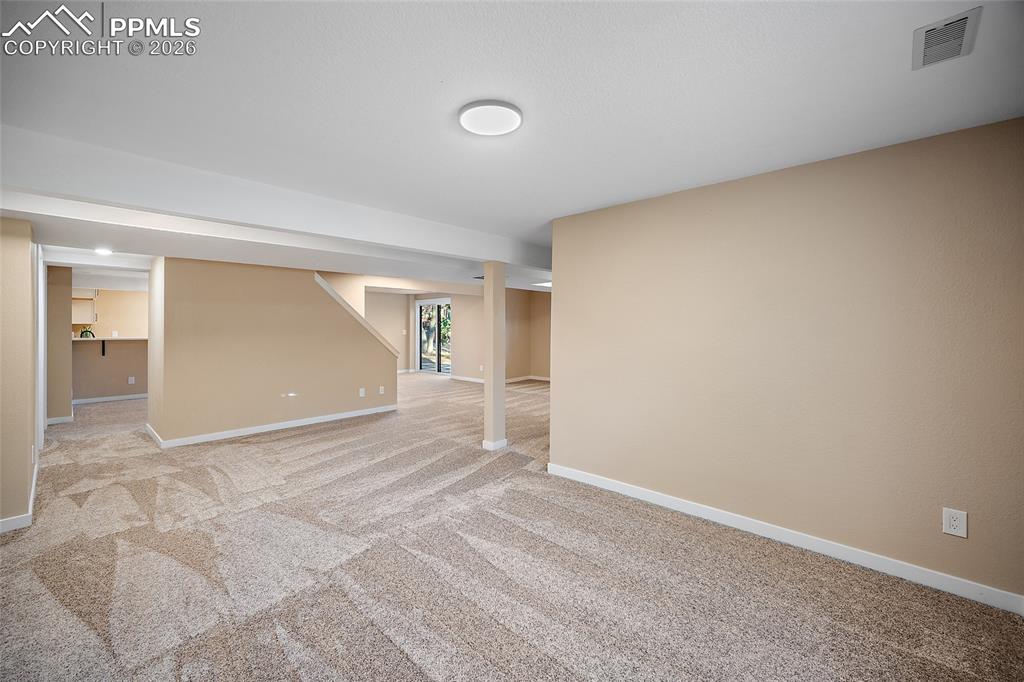Large finished basement and great flex space