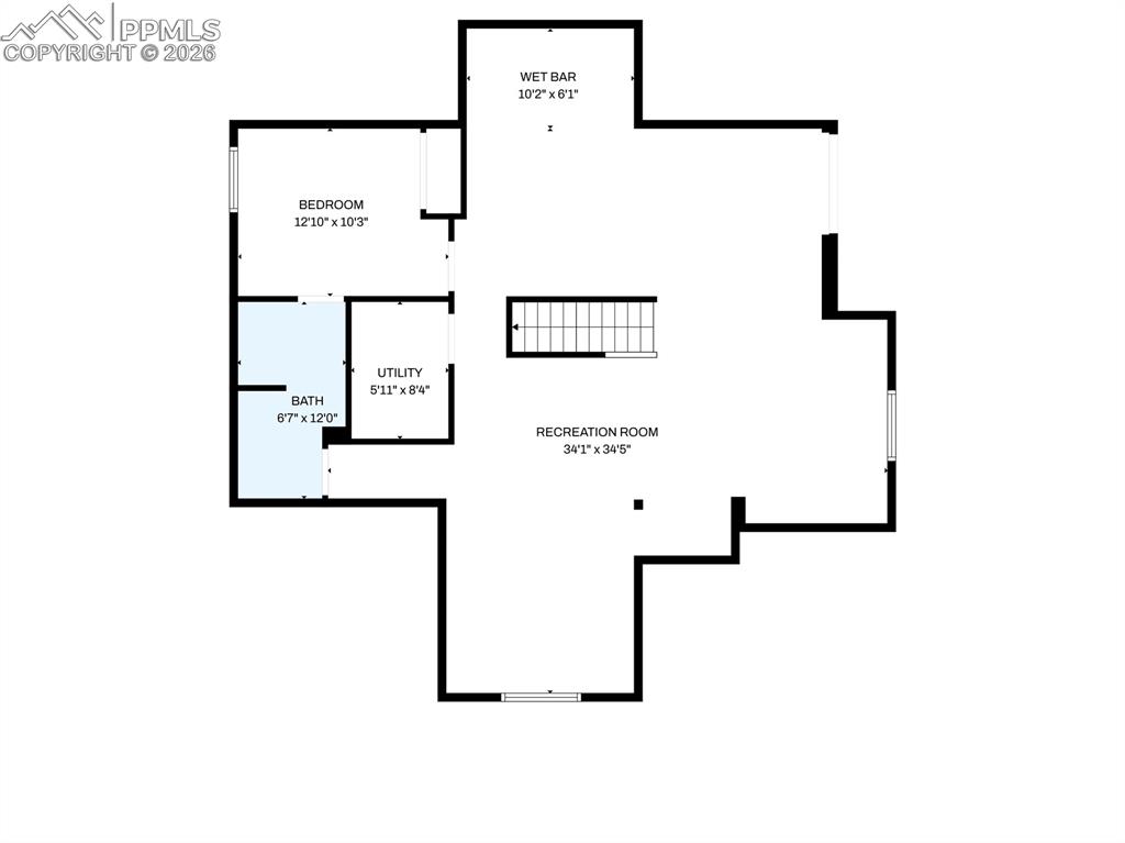 View of floor plan / room layout