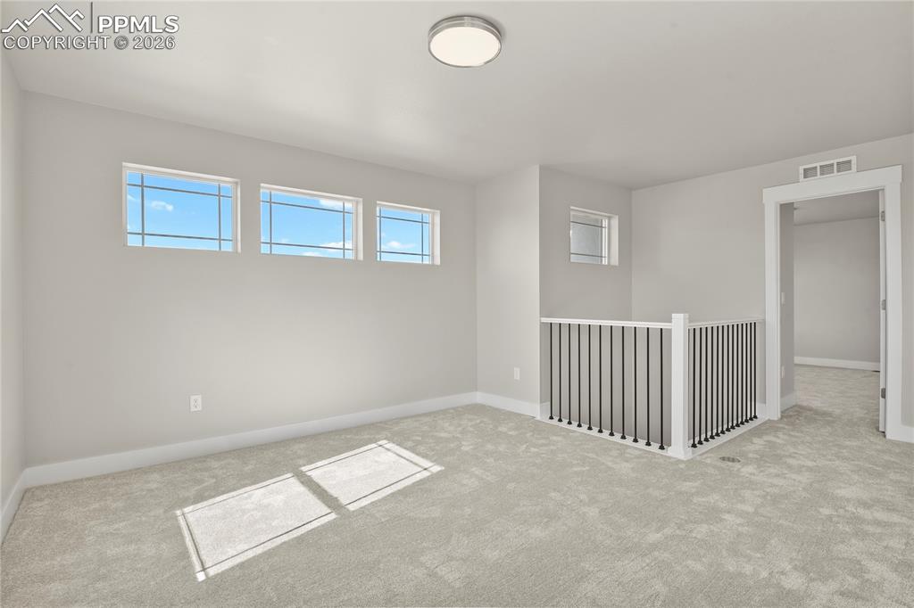 Upper level loft space