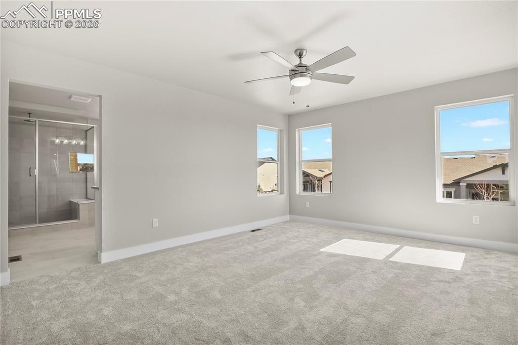 Primary suite offers a spacious retreat