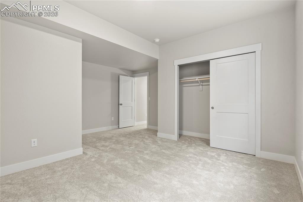 Basement bedroom