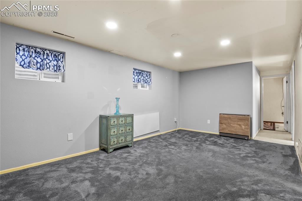Basement family room