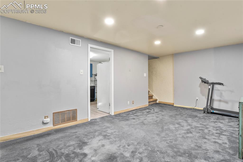 Basement family room