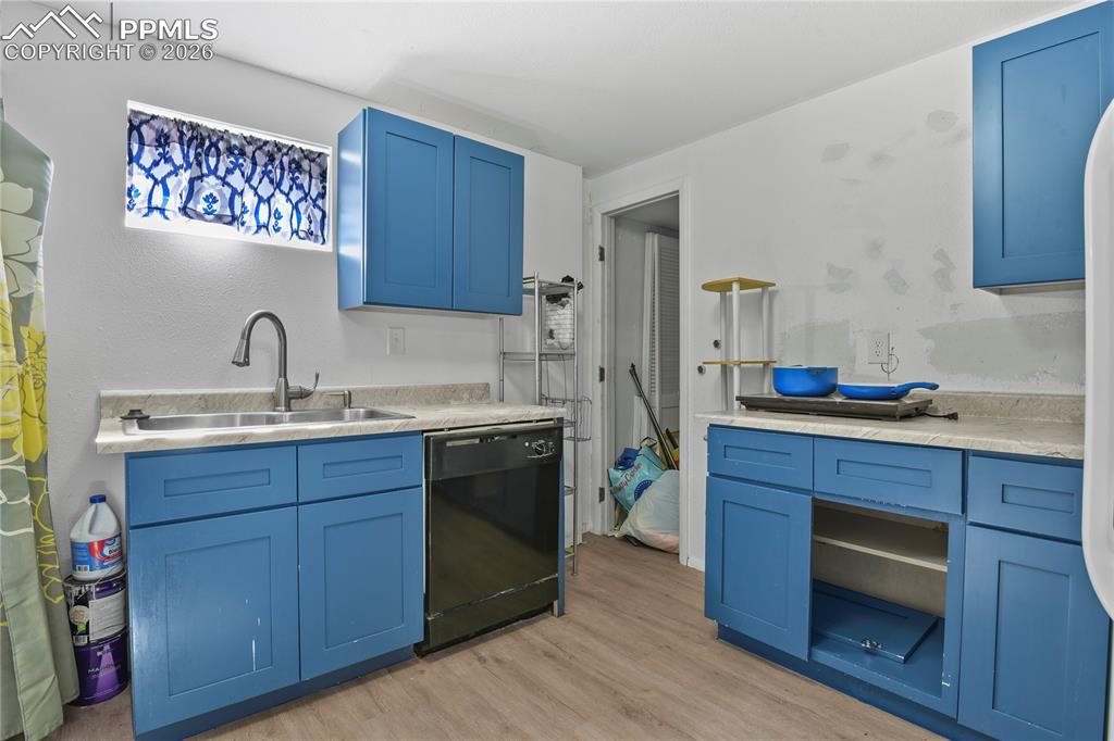 Basement kitchenette