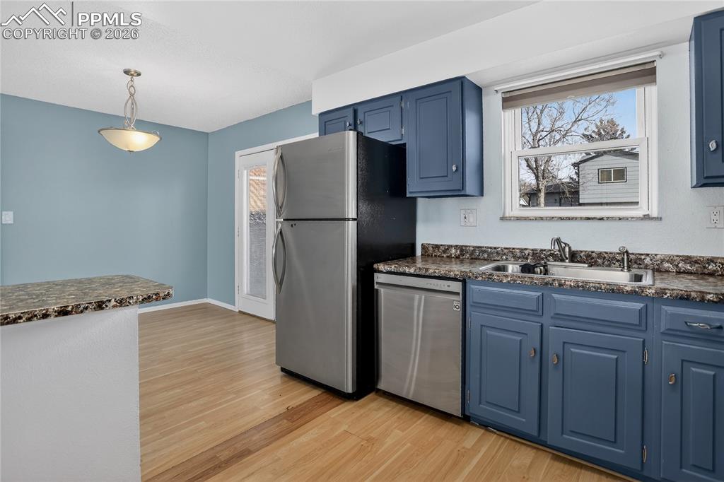 SS fridge & dishwasher