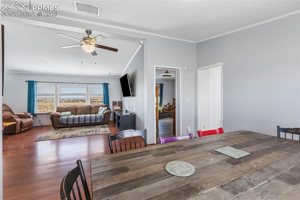 Dining Area Looking into Living Room