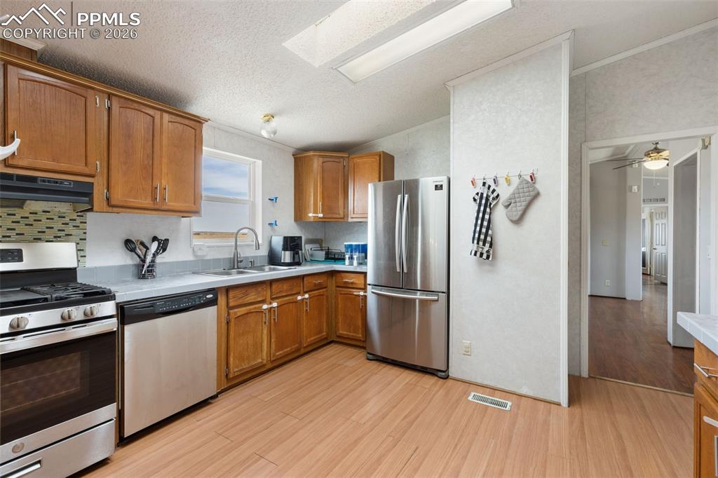 Kitchen with Stainless Steel Appliances