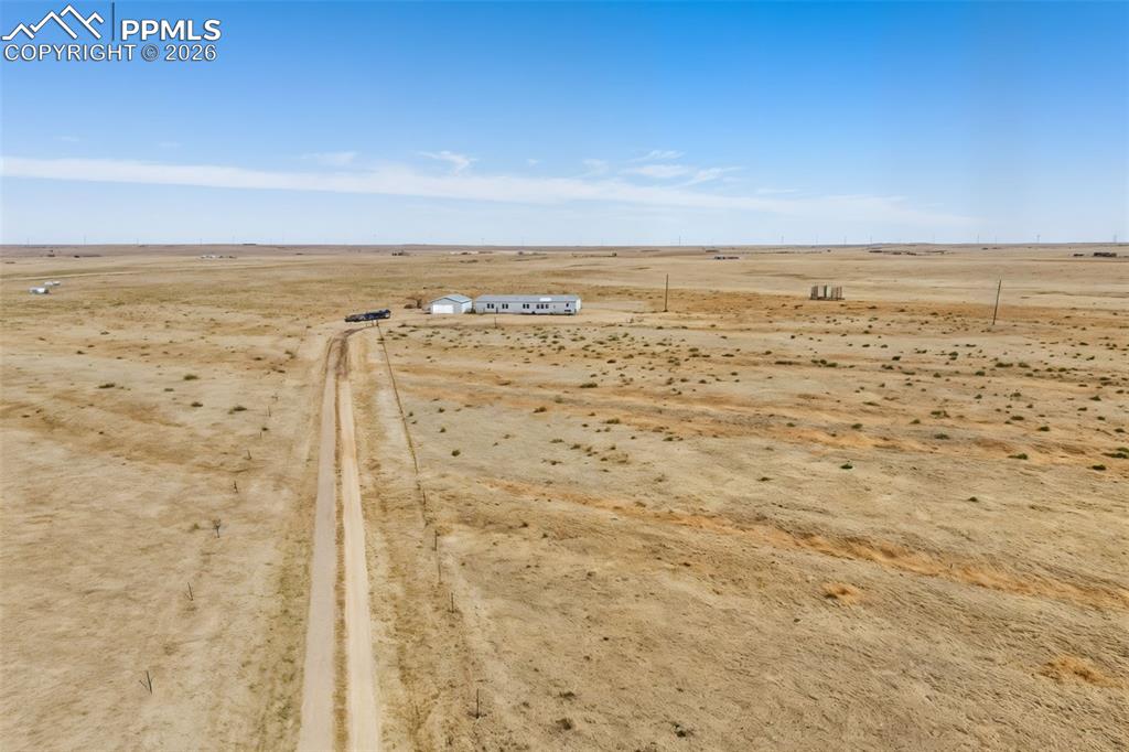 Entrance Road to Property