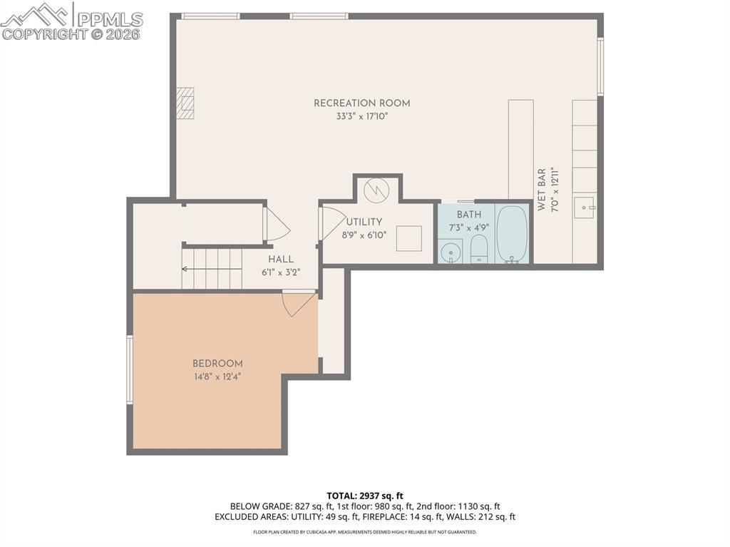 Basement floor plan