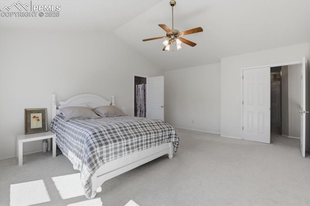 Upper level primary suite.