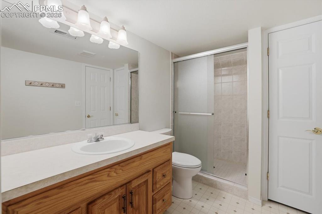 Lower level bathroom.