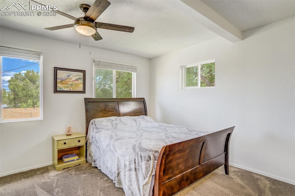 Primary bedroom with sitting area
