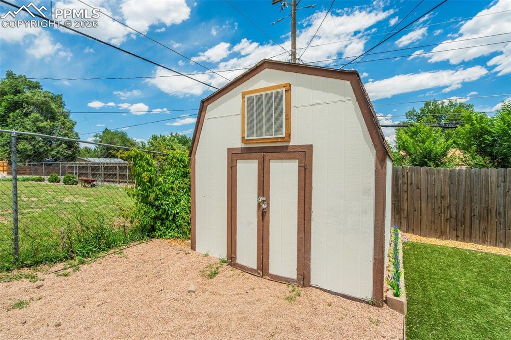 View of shed
