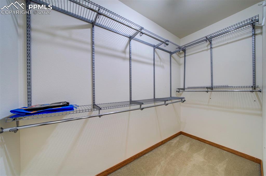 large walk-in closet