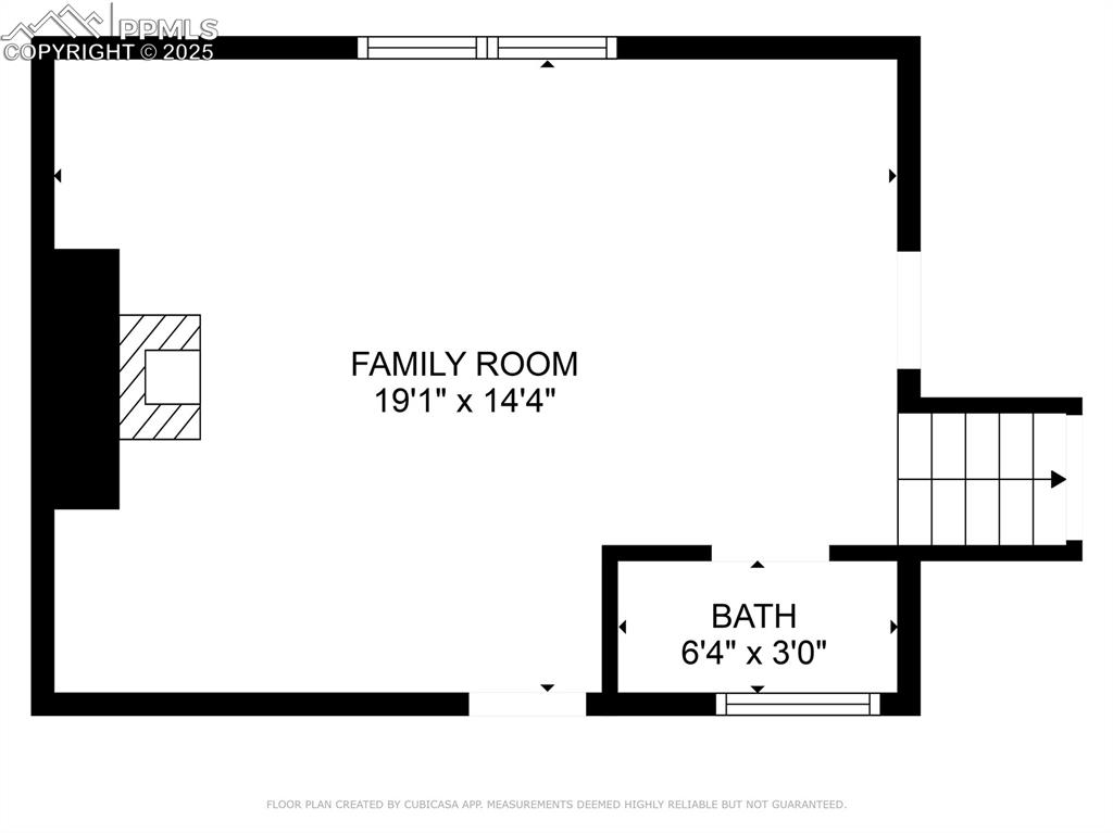 View of room layout