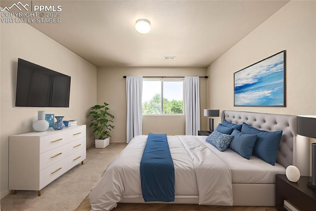 Virtually Staged - The primary suite is sure to please 