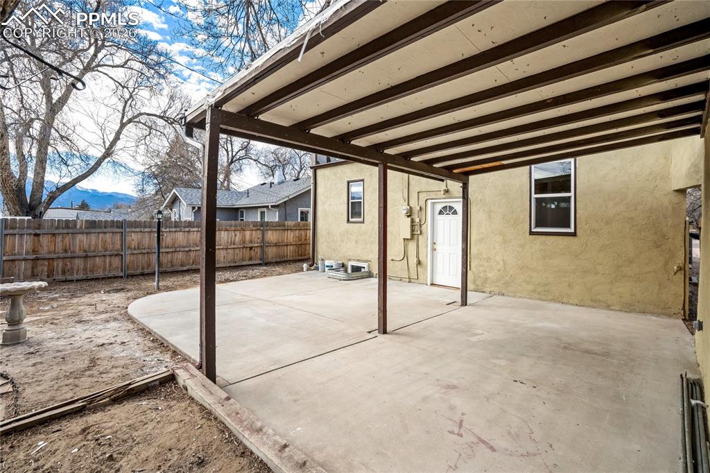 Covered Patio perfect for summer bbq's and relaxing.