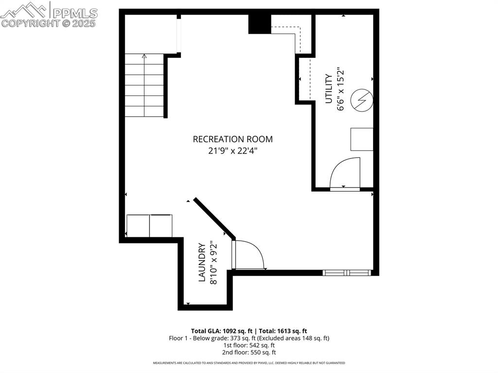 View of floor plan / room layout