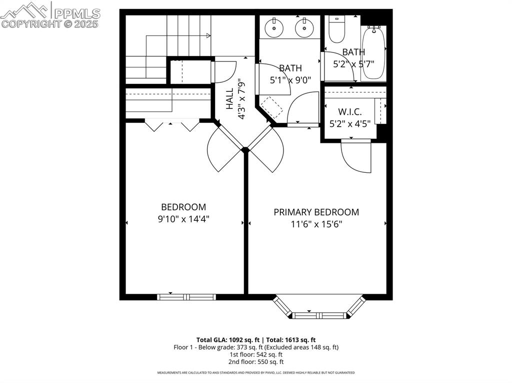 View of floor plan / room layout