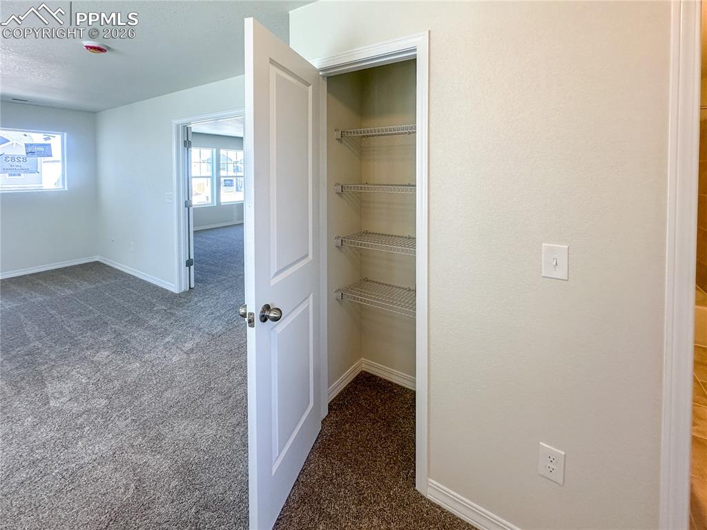 Upstairs linen closet