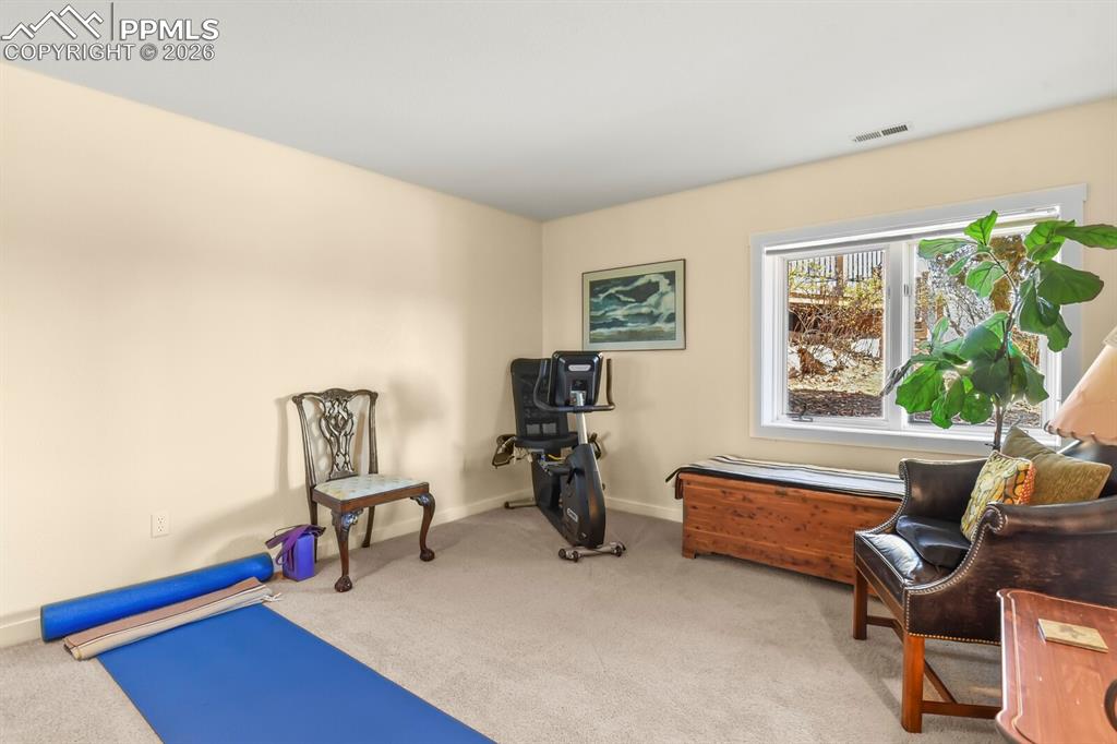 4th bedroom, currently exercise/yoga room.  