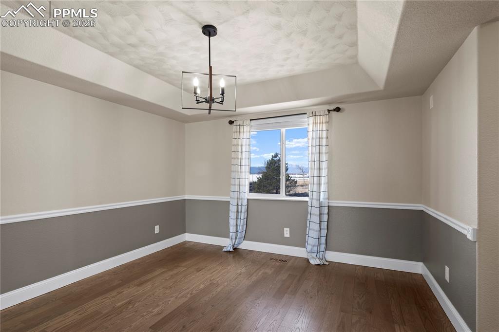 Wonderful Pikes Peak Views from the Formal Dining Room
