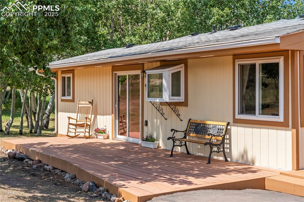 View of composite deck