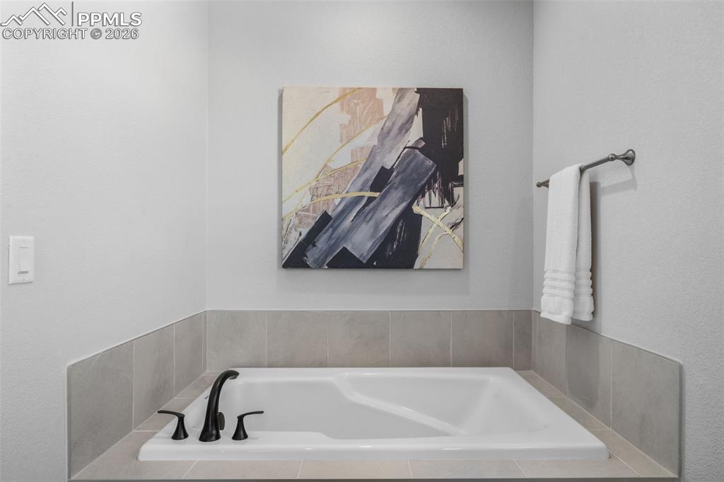 Bathroom with a bath