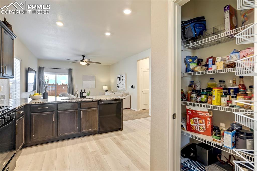 Yes, there is room for your snacks. 