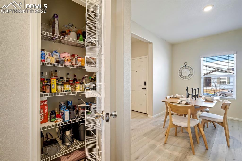 Snacks always within grabbing distance.