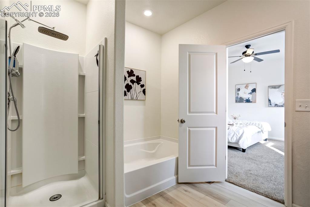 Primary bathroom spa vibes included.