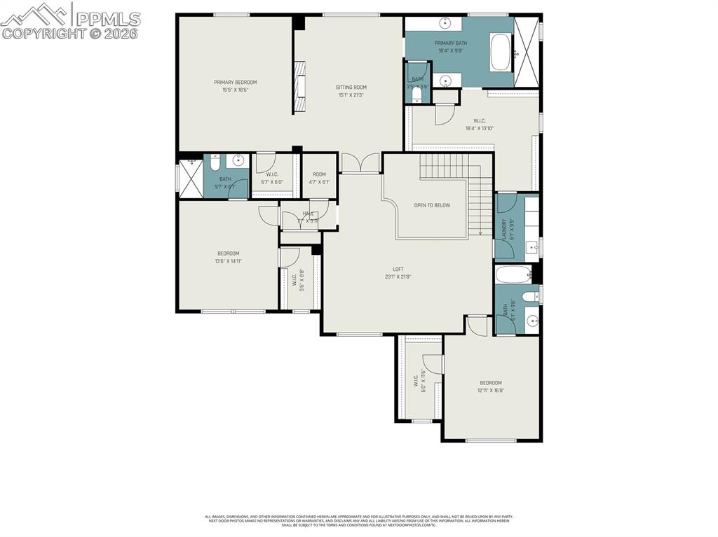 View of room layout
