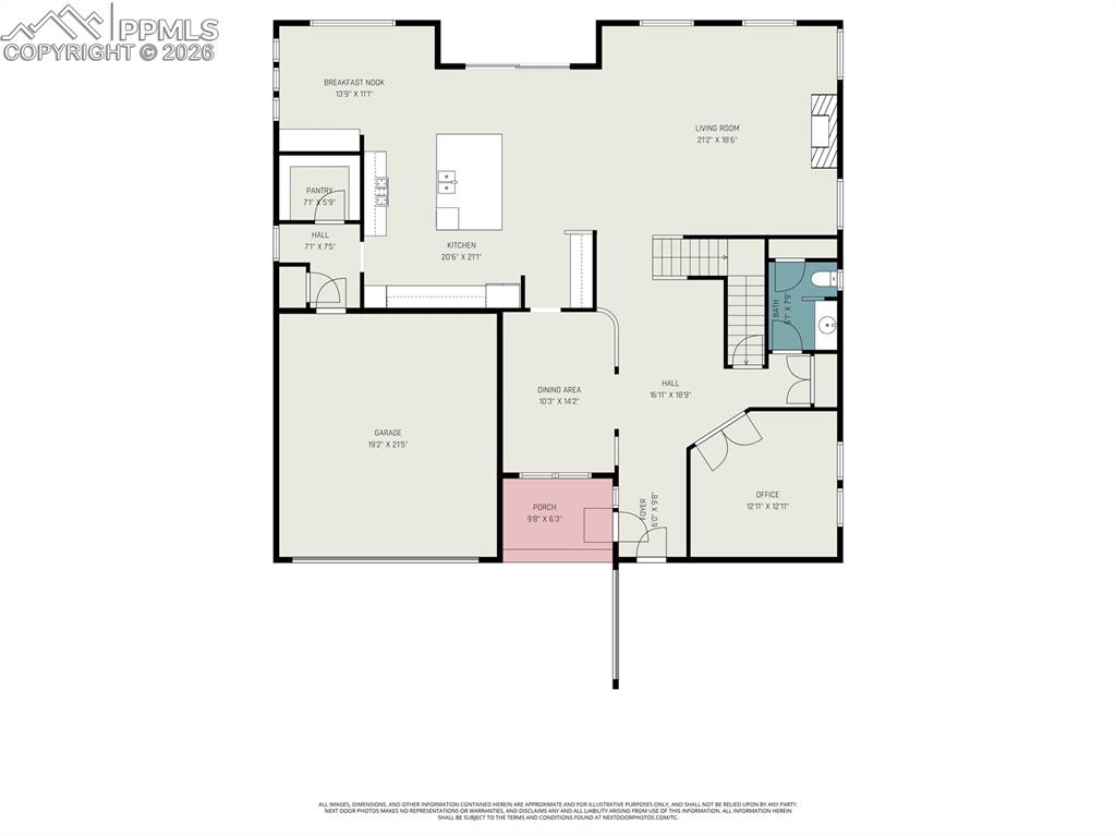 View of floor plan / room layout
