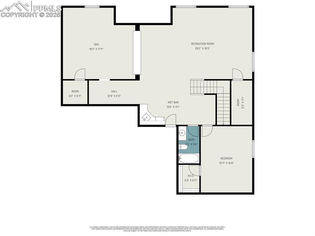 View of floor plan / room layout