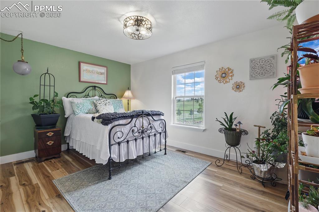 Main level, front bedroom.