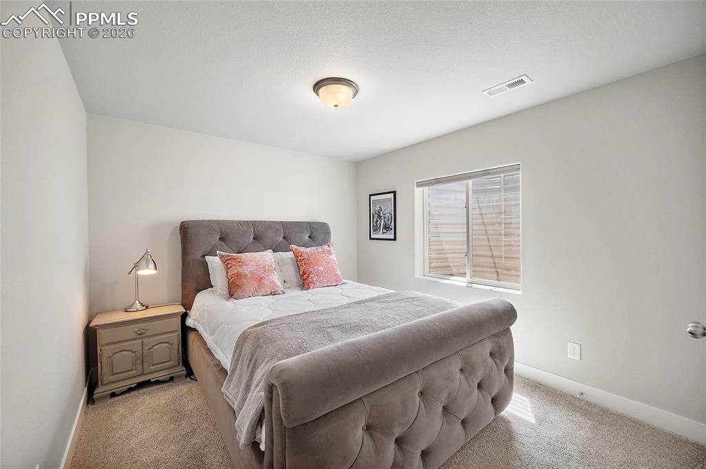 Fourth bedroom in private basement area