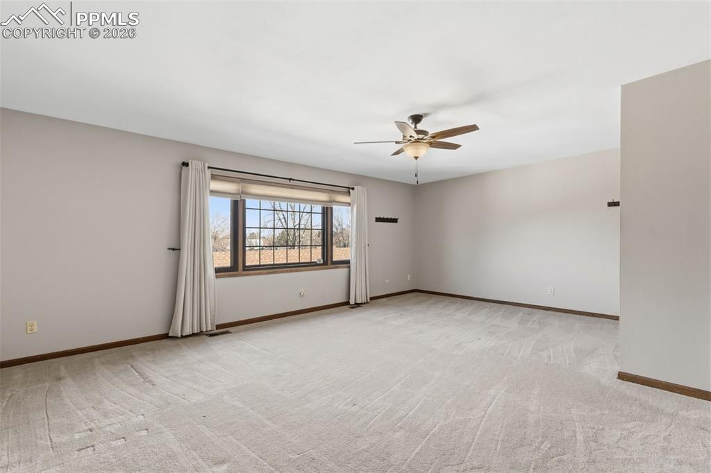 Oversized Master bedroom with space for a bedroom and private sitting area