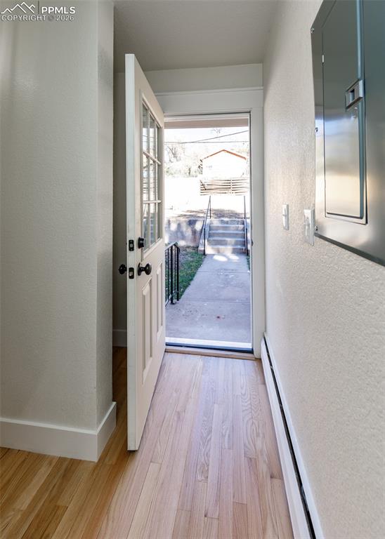 Walk-out from kitchen to backyard