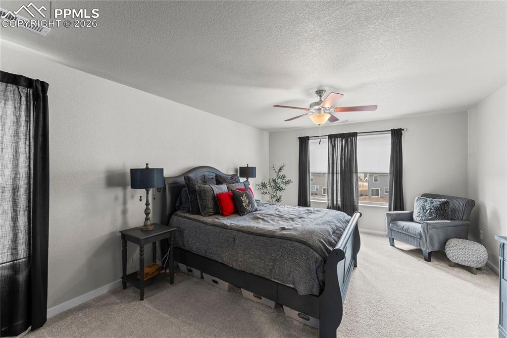 Upstairs master suite