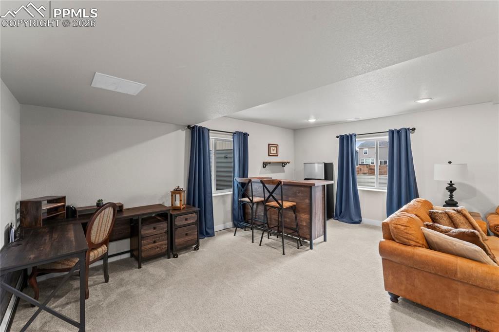 With kitchenette and office space