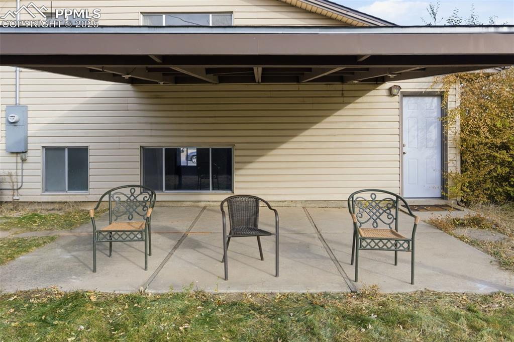 View of patio