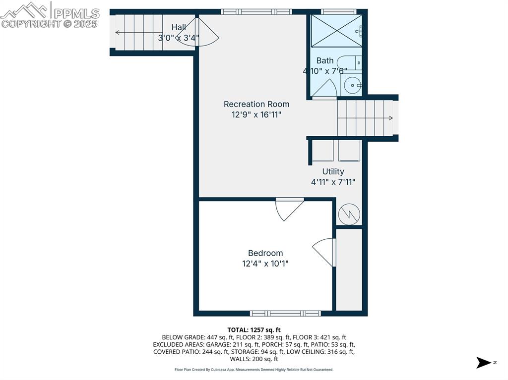 View of room layout