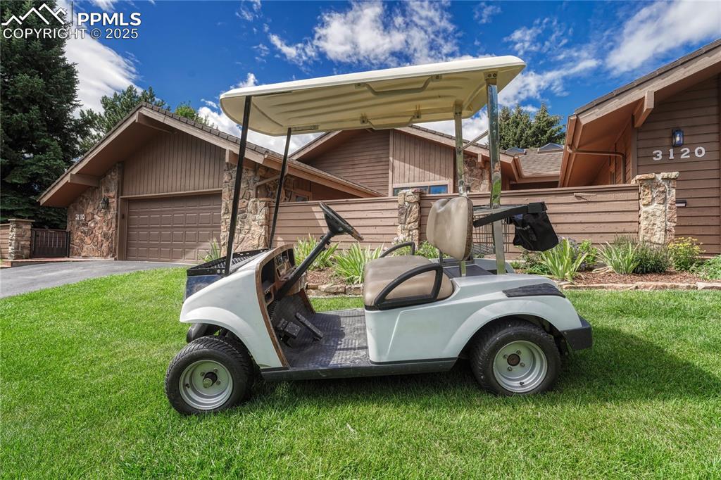 Golf Cart is Included!