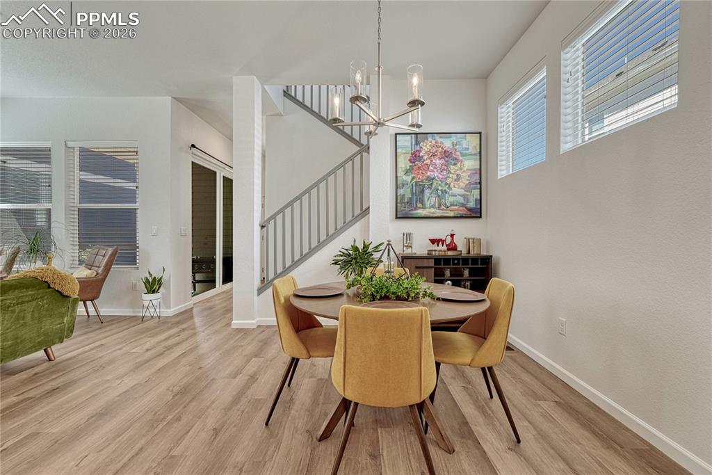 Large windows higher on the wall offer privacy from neighbors but still let the outside in
