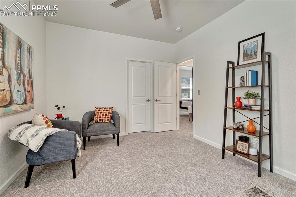 Another good space for an office, workout area or bedroom with a walk-in closet
