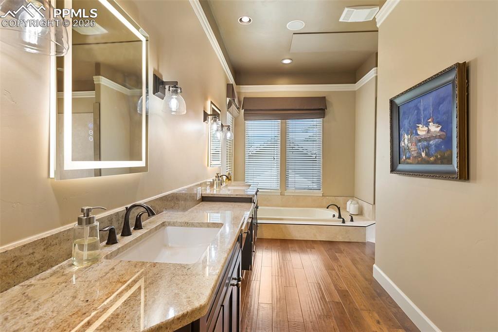 Primary suite bathroom