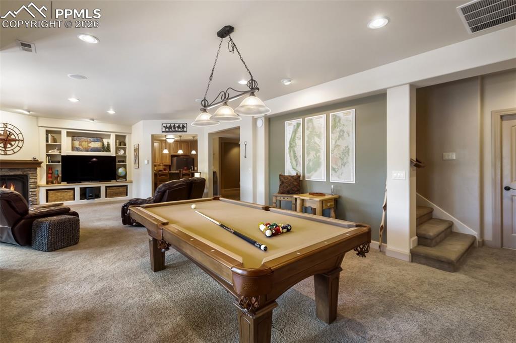 Basement Family and Pool Room