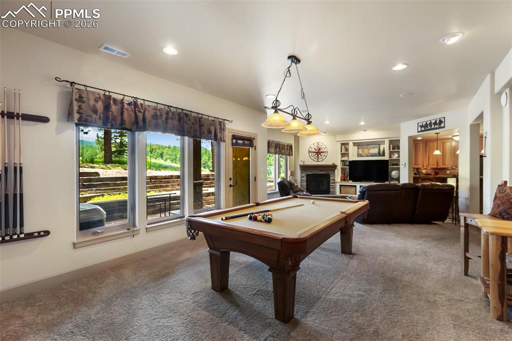 Basement Family and Pool Room