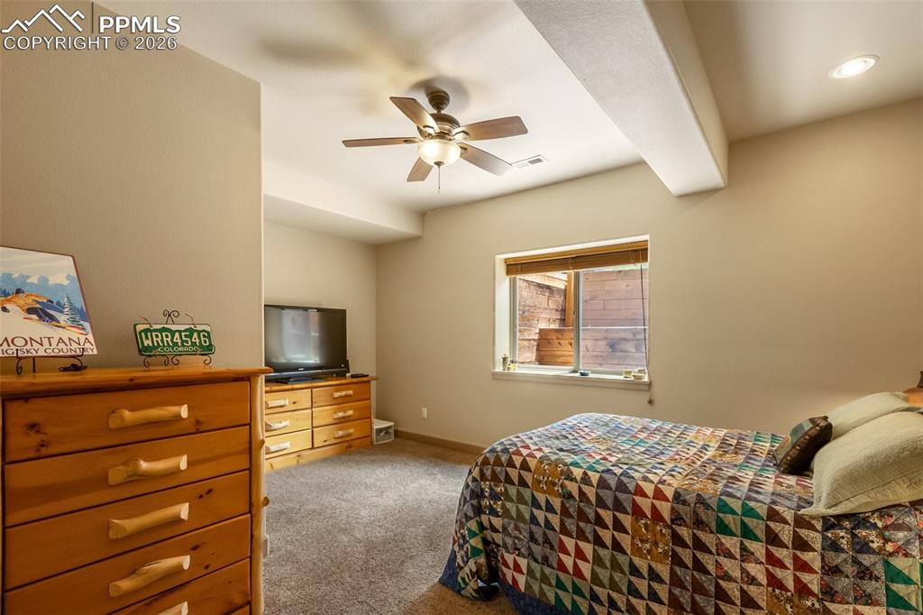 Basement bedroom
