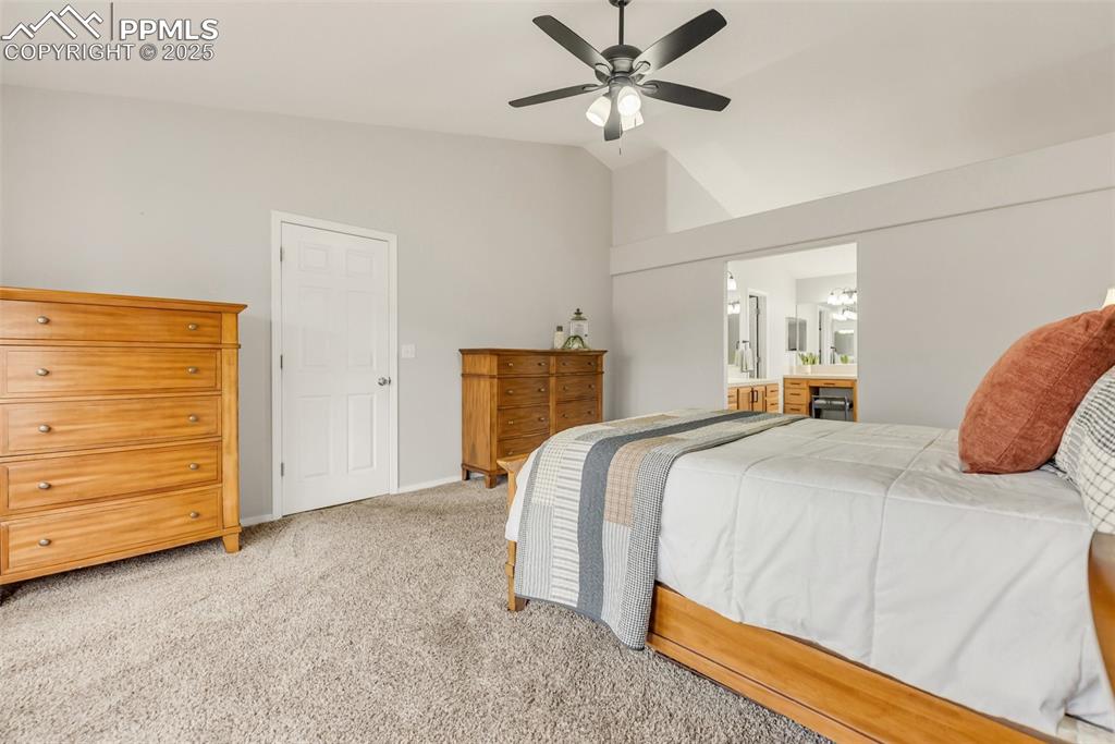 Great light in the primary bedroom